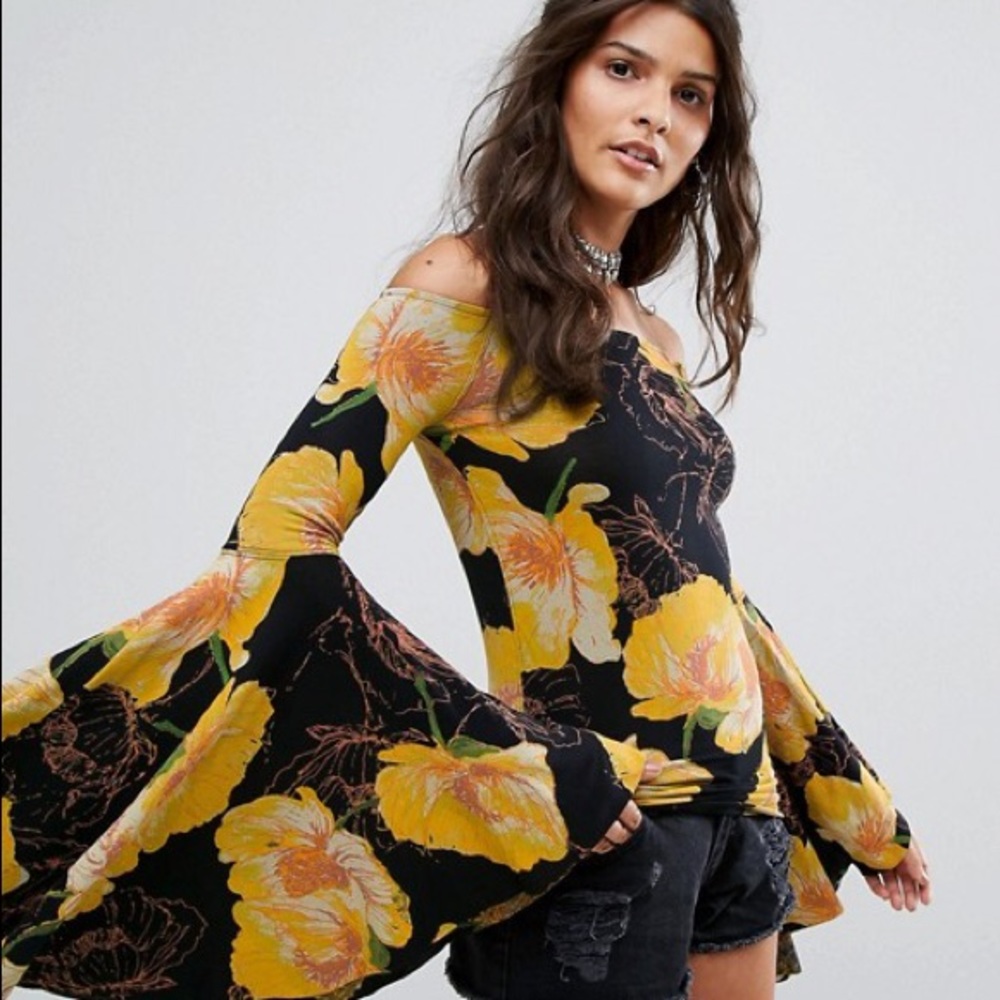 Free People Birds of Paradise Top